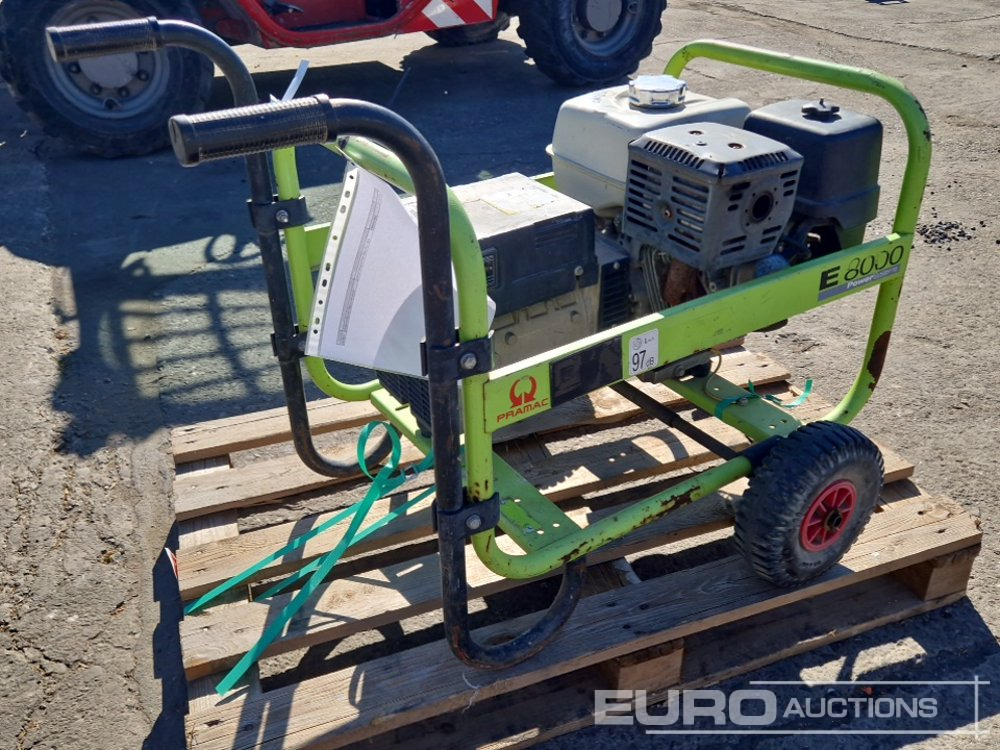 Pramac E8000 7KvA Generator - Groupe électrogène: photos 1 Pramac E8000 7KvA Generator - Groupe électrogène: photos 1
