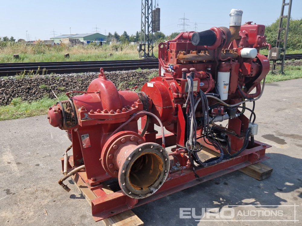 Sterling TD20D 10" Water Pump, 8500L/Min, Cummins 6 Cylinder Turbo Diesel Enginr - Pompe à eau: photos 1 Sterling TD20D 10" Water Pump, 8500L/Min, Cummins 6 Cylinder Turbo Diesel Enginr - Pompe à eau: photos 1