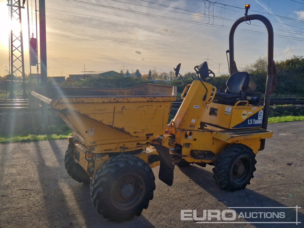 Thwaites 1.5 Ton High-Tip Swivel Skip Dumper, Roll Bar - Mini tombereau: photos 1 Thwaites 1.5 Ton High-Tip Swivel Skip Dumper, Roll Bar - Mini tombereau: photos 1