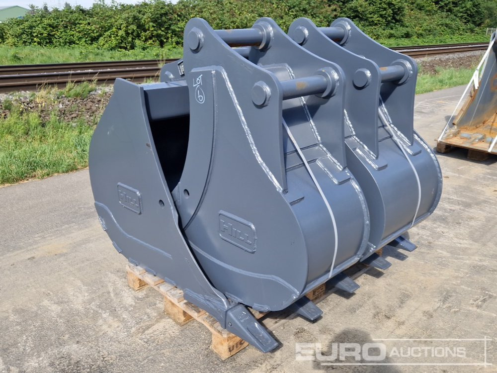 Unused Strickland 48" 24", 18" Digging Buckets, 65mm Pin to suit Hitachi ZX130 (3 of) - Godet: photos 4 Unused Strickland 48" 24", 18" Digging Buckets, 65mm Pin to suit Hitachi ZX130 (3 of) - Godet: photos 4
