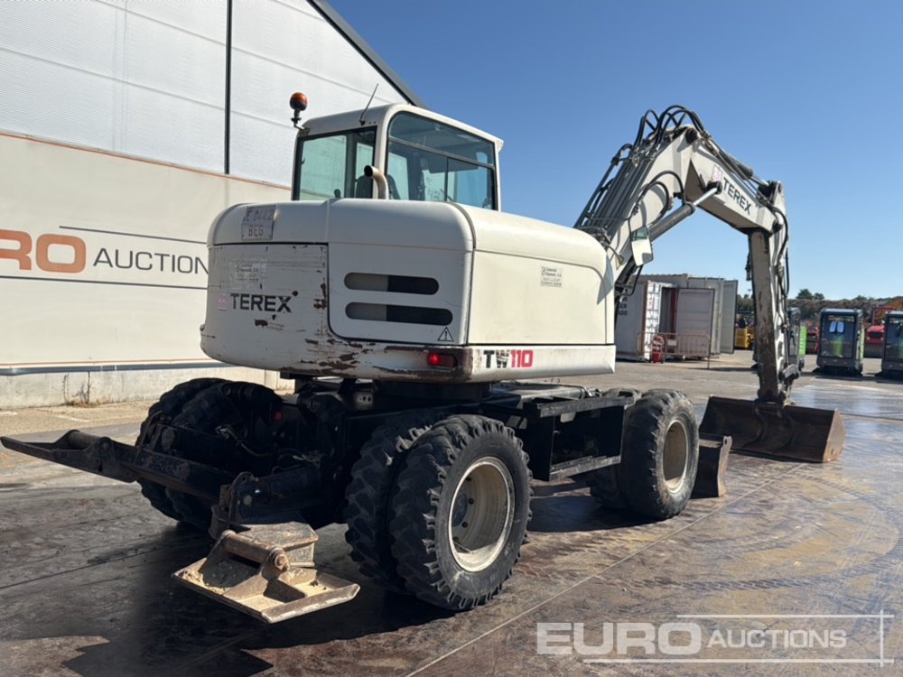 2008 Terex TW110 - Pelle sur pneus: photos 1 2008 Terex TW110 - Pelle sur pneus: photos 1