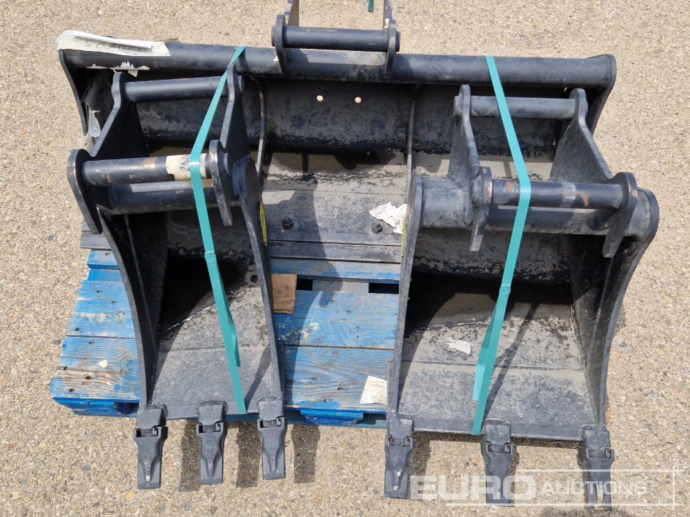 Unused Geith G03R-1200 48" Ditching Bucket, H03-0300 12" Digging Bucket, H03-450 18" Digging Bucket 40mm Pin to suit Mini Excavator / Conjunto Cazos - Godet: photos 5 Unused Geith G03R-1200 48" Ditching Bucket, H03-0300 12" Digging Bucket, H03-450 18" Digging Bucket 40mm Pin to suit Mini Excavator / Conjunto Cazos - Godet: photos 5