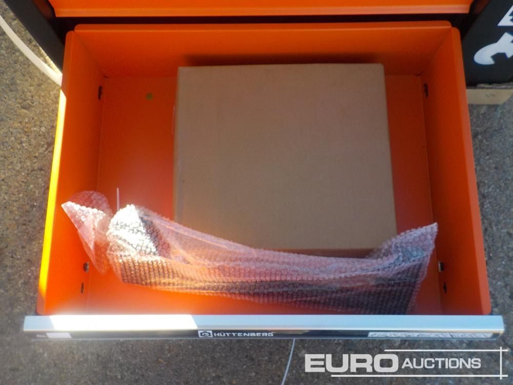 Équipement de garage Unused Huttenberg Tools Trolley, 220Pcs, Complete with Tools, 6 Drawers  / Carro Porta Herramientas Completo, 6 Cajones: photos 12