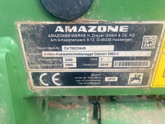 Amazone Catros 5002-2 - Herse: photos 2 Amazone Catros 5002-2 - Herse: photos 2