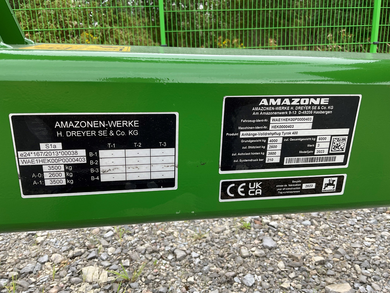Amazone Tyrok 400 OL V 7 0 100 - Charrue: photos 2 Amazone Tyrok 400 OL V 7 0 100 - Charrue: photos 2