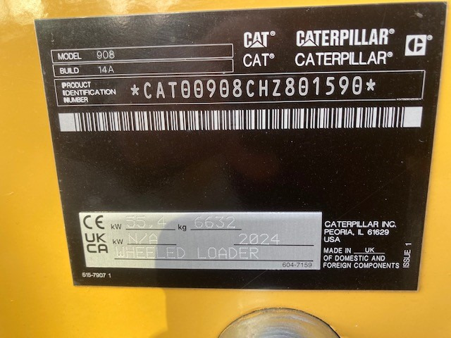 Caterpillar Radlader 908HL - Chargeuse sur pneus: photos 2 Caterpillar Radlader 908HL - Chargeuse sur pneus: photos 2