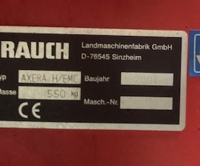 Rauch Axera H EMC - Distributeur d'engrais: photos 2 Rauch Axera H EMC - Distributeur d'engrais: photos 2