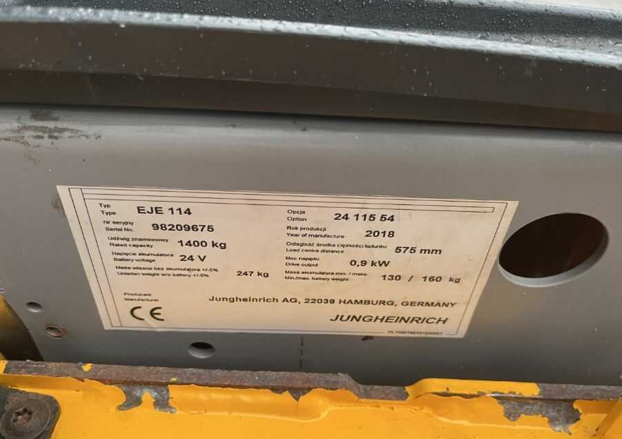 Jungheinrich EJE114 - Transpalette: photos 4 Jungheinrich EJE114 - Transpalette: photos 4