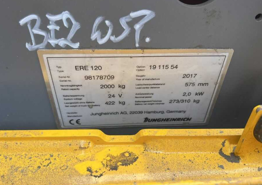 Jungheinrich ERE120 - Transpalette: photos 4 Jungheinrich ERE120 - Transpalette: photos 4