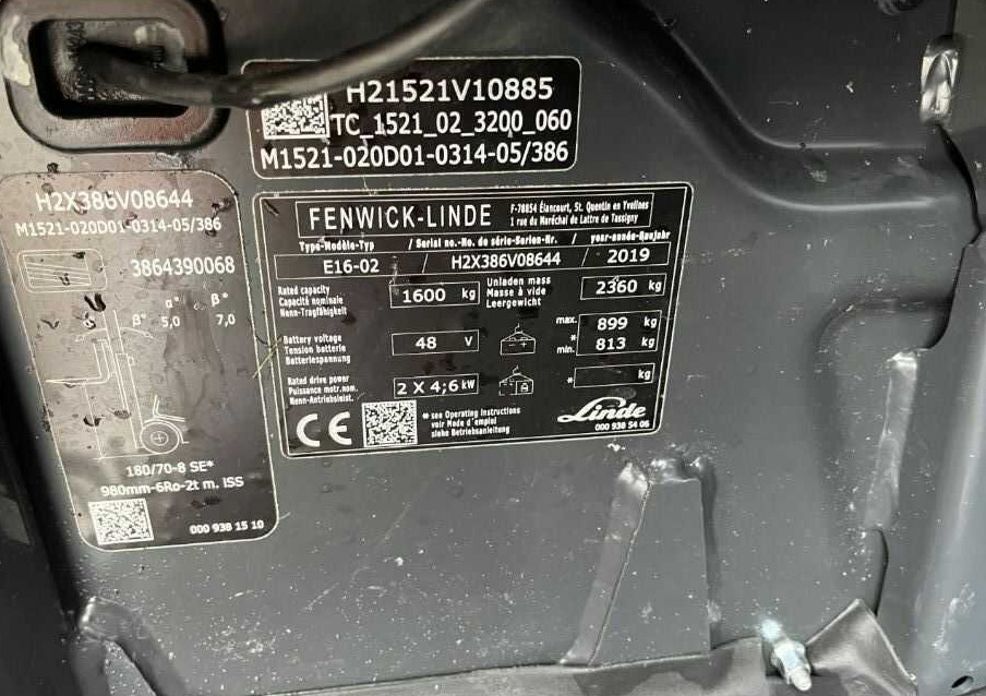 Linde E16-02 - Chariot élévateur électrique: photos 4 Linde E16-02 - Chariot élévateur électrique: photos 4