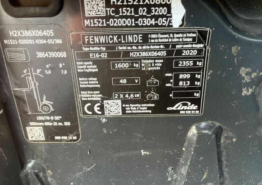 Linde E16-02 - Chariot élévateur électrique: photos 4 Linde E16-02 - Chariot élévateur électrique: photos 4