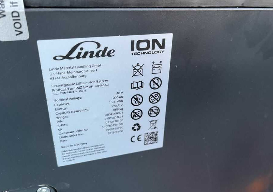 Chariot élévateur électrique Linde E16-02: photos 7