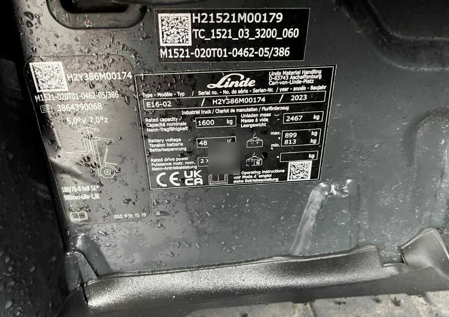 Linde E16-02 - Chariot élévateur électrique: photos 4 Linde E16-02 - Chariot élévateur électrique: photos 4