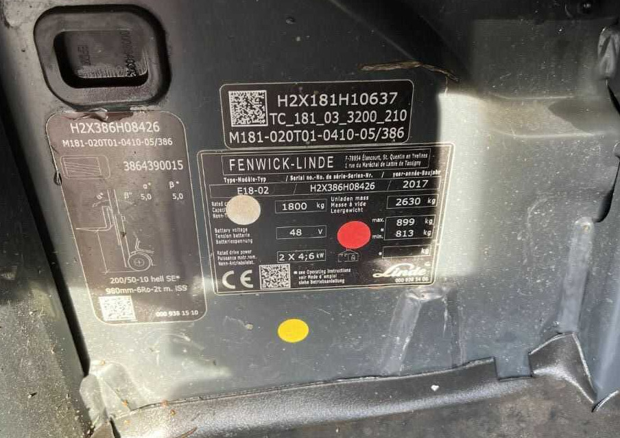 Linde E18-02 - Chariot élévateur électrique: photos 4 Linde E18-02 - Chariot élévateur électrique: photos 4