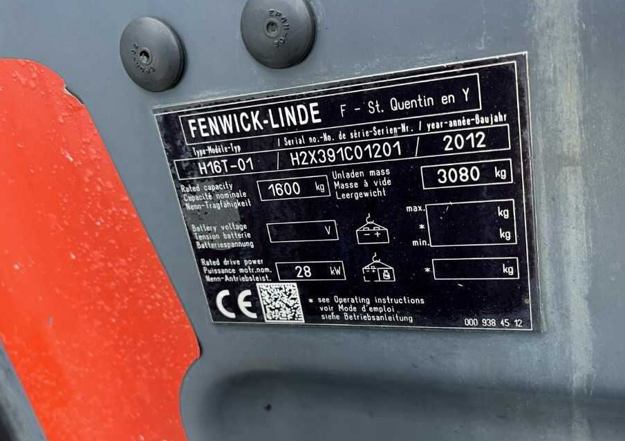 Linde H16T-01 - Chariot élévateur à gaz: photos 4 Linde H16T-01 - Chariot élévateur à gaz: photos 4