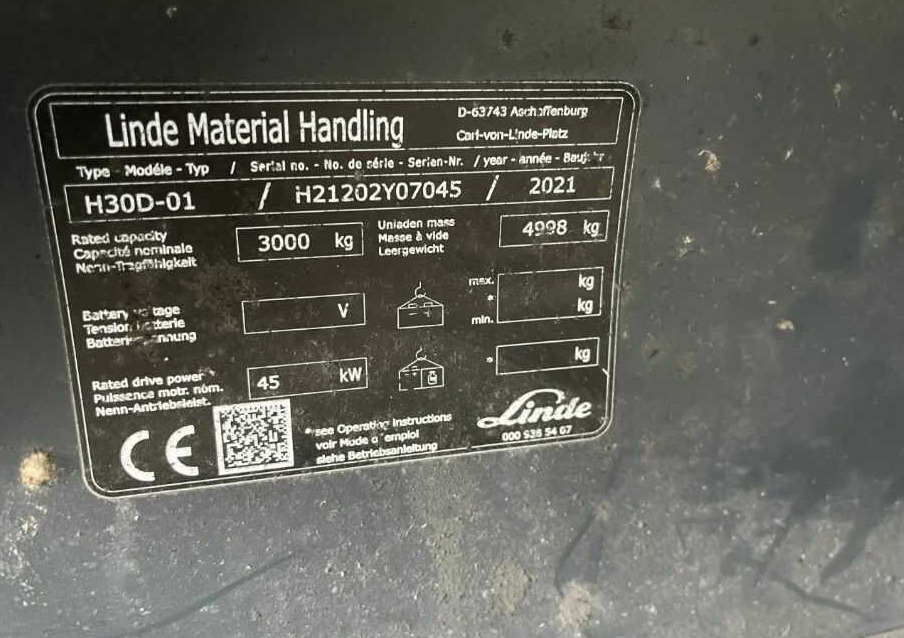 Linde H30D - Chariot élévateur diesel: photos 4 Linde H30D - Chariot élévateur diesel: photos 4