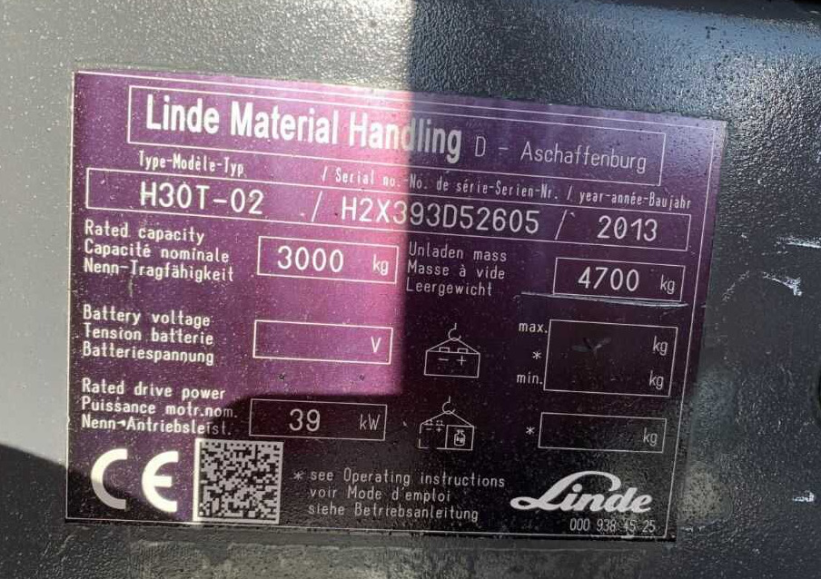 Linde H30T-02 - Chariot élévateur à gaz: photos 5 Linde H30T-02 - Chariot élévateur à gaz: photos 5