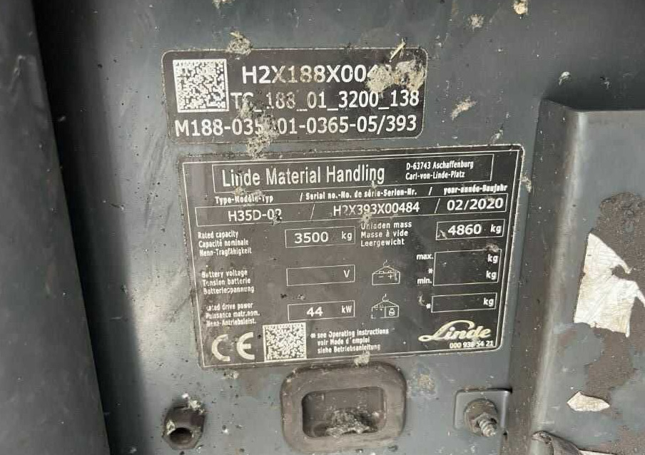 Linde H35D-02 - Chariot élévateur diesel: photos 4 Linde H35D-02 - Chariot élévateur diesel: photos 4