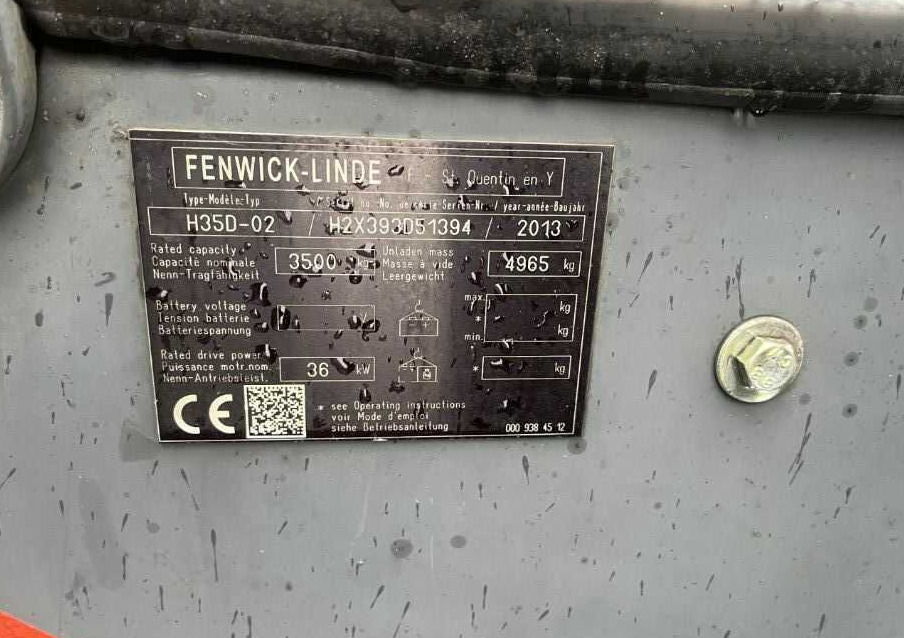 Linde H35D-02 - Chariot élévateur diesel: photos 4 Linde H35D-02 - Chariot élévateur diesel: photos 4