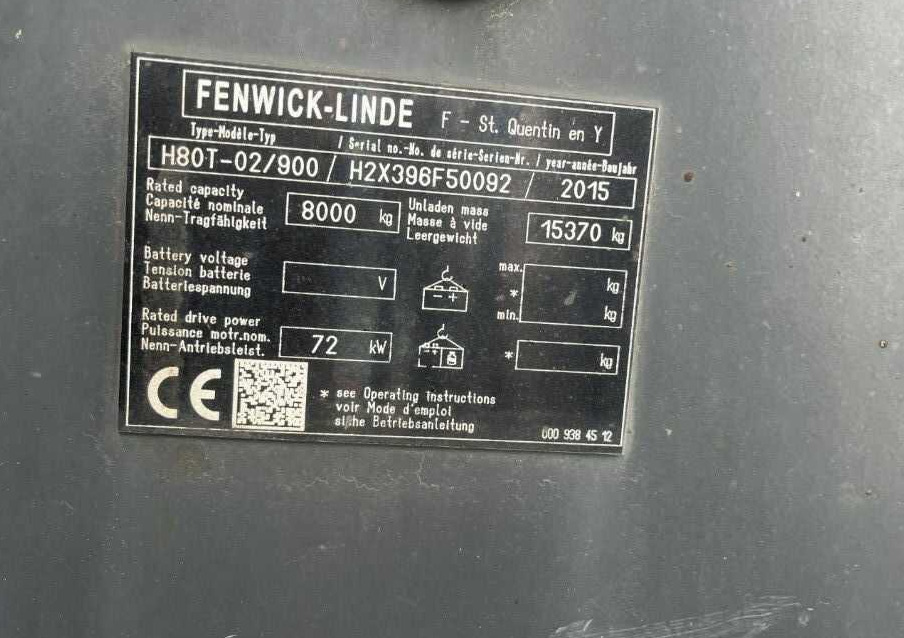 Linde H80T-02/900 - Chariot élévateur à gaz: photos 4 Linde H80T-02/900 - Chariot élévateur à gaz: photos 4