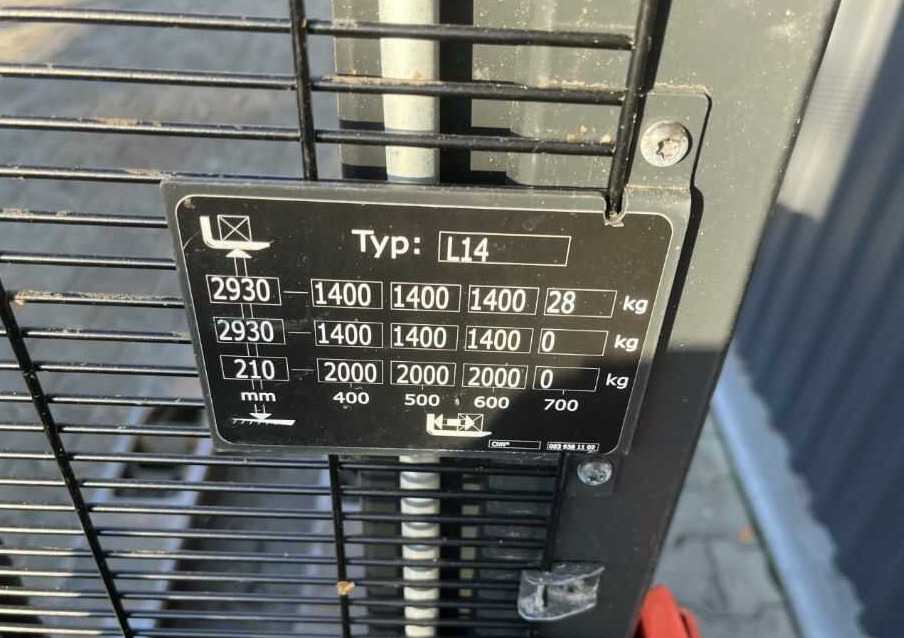 Linde L14 - Gerbeur: photos 5 Linde L14 - Gerbeur: photos 5