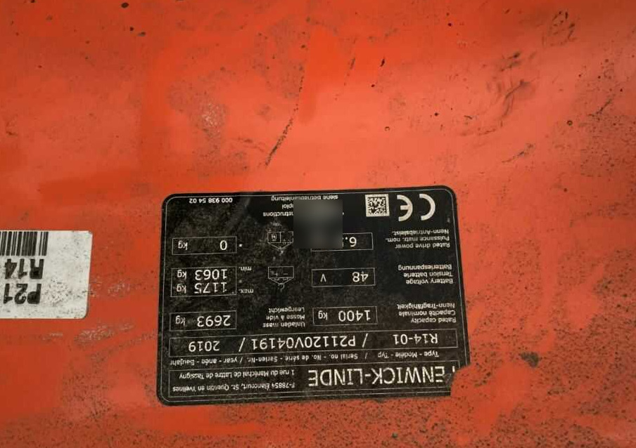 Linde R14-01 - Chariot à mât rétractable: photos 4 Linde R14-01 - Chariot à mât rétractable: photos 4