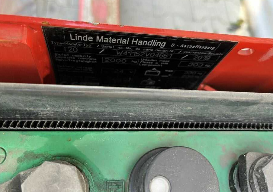 Linde T20 - Transpalette: photos 4 Linde T20 - Transpalette: photos 4