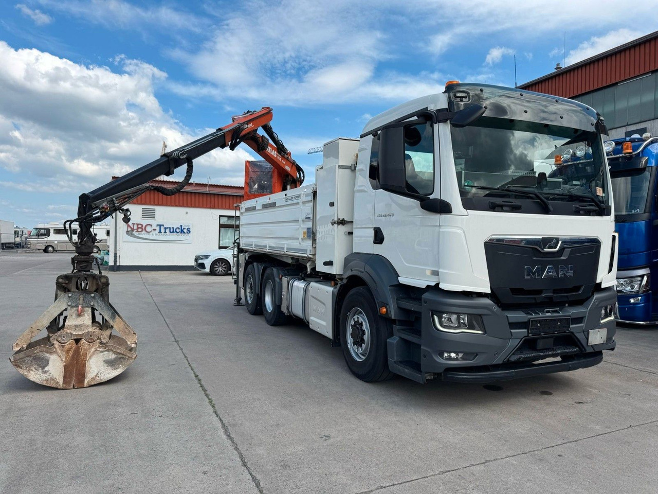 MAN TGS 26.470*ATLAS*MEILLER-KIPPER*HYDRO-DR*SPECIAL - Camion benne, Camion grue: photos 1 MAN TGS 26.470*ATLAS*MEILLER-KIPPER*HYDRO-DR*SPECIAL - Camion benne, Camion grue: photos 1
