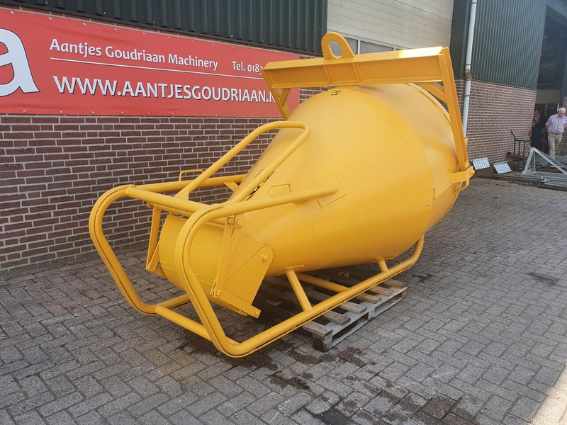 Beton kubel 2000 liter - Accessoire pour Engins de chantier: photos 2 Beton kubel 2000 liter - Accessoire pour Engins de chantier: photos 2