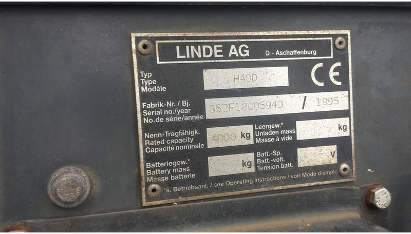 Chariot élévateur diesel Linde heftruck: photos 6