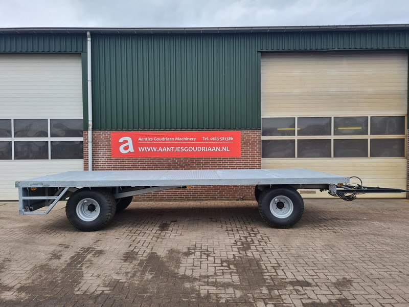 Balenwagen verzinkt - Remorque plateau: photos 1 Balenwagen verzinkt - Remorque plateau: photos 1