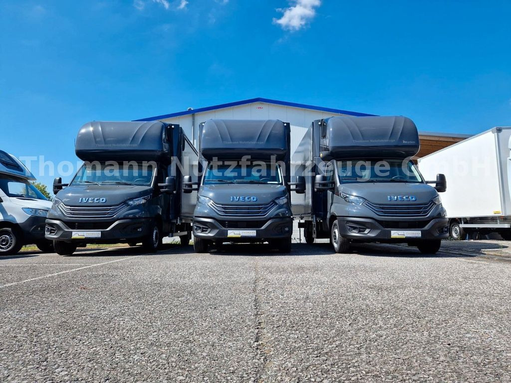 Utilitaire rideaux coulissants (PLSC) neuf Iveco Daily 35S18 Pritsche Plane Schlafkabine: photos 1