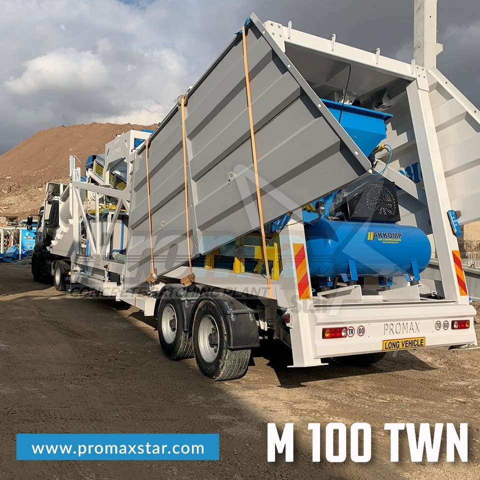 PROMAX MOBILE CONCRETE BATCHING PLANT M100-TWN (100m3/h) - Centrale à béton: photos 4 PROMAX MOBILE CONCRETE BATCHING PLANT M100-TWN (100m3/h) - Centrale à béton: photos 4