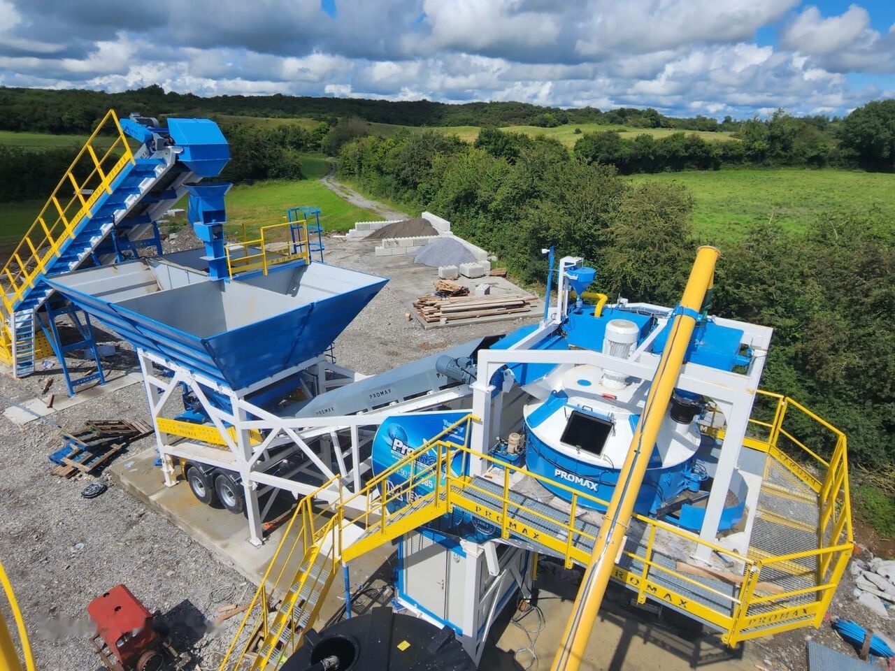 Promax Mobile Concrete Batching Plant PROMAX M60-PLNT (60m³/h) - Silo à ciment: photos 2 Promax Mobile Concrete Batching Plant PROMAX M60-PLNT (60m³/h) - Silo à ciment: photos 2