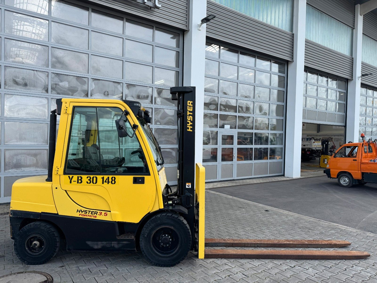Hyster H3.5FT / nur 858h! / 3.610mm / SS - Chariot élévateur diesel: photos 2 Hyster H3.5FT / nur 858h! / 3.610mm / SS - Chariot élévateur diesel: photos 2