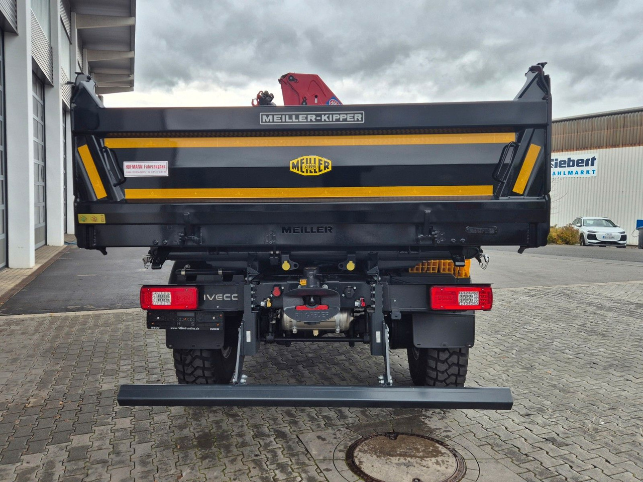 Camion benne, Camion grue Iveco Eurocargo ML150E32WS 4x4 Kran HMF 1130K Funk AHK: photos 15