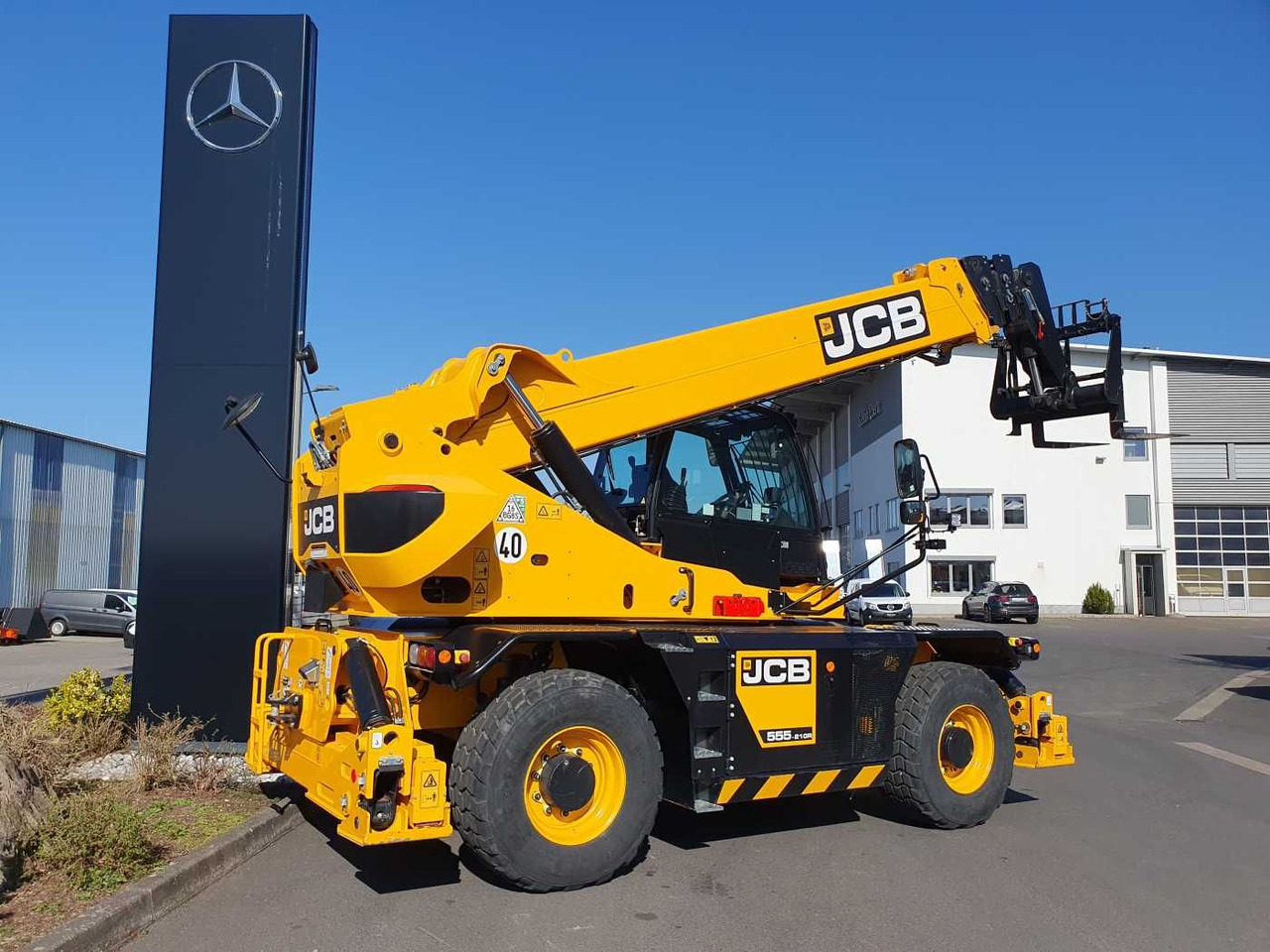 JCB 555P210R / nur 169h / Gabel / Wind / Arbeitskorb - Chargeuse sur pneus: photos 5 JCB 555P210R / nur 169h / Gabel / Wind / Arbeitskorb - Chargeuse sur pneus: photos 5