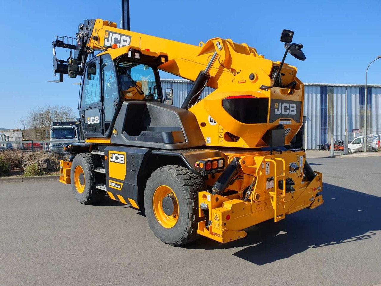 JCB 555P210R / nur 169h / Gabel / Wind / Arbeitskorb - Chargeuse sur pneus: photos 3 JCB 555P210R / nur 169h / Gabel / Wind / Arbeitskorb - Chargeuse sur pneus: photos 3