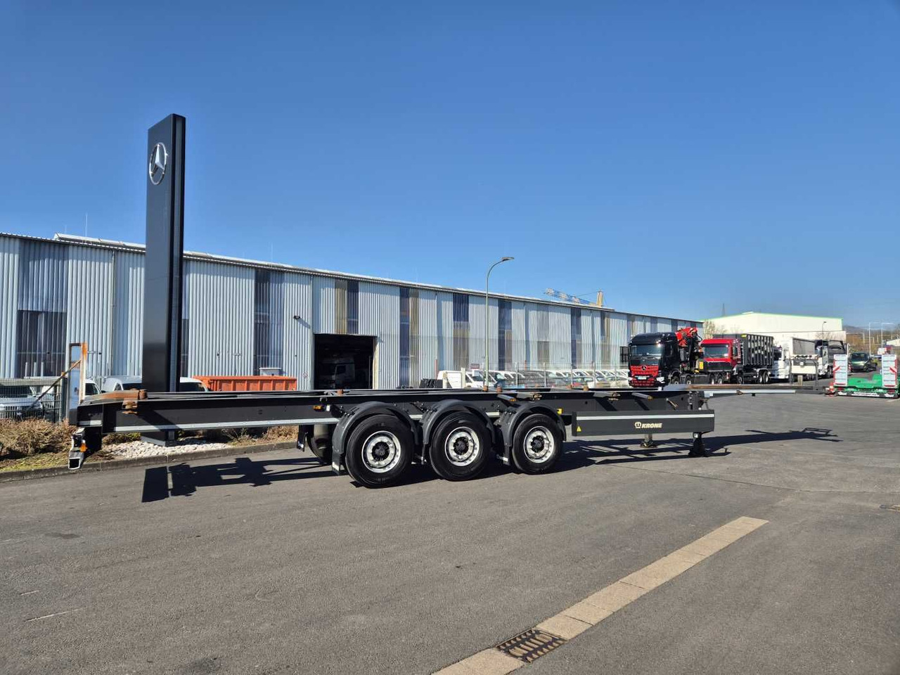 Krone SD BDF BPW-Achsen Liftachse mitte Container - Semi-remorque porte-conteneur/ Caisse mobile: photos 4 Krone SD BDF BPW-Achsen Liftachse mitte Container - Semi-remorque porte-conteneur/ Caisse mobile: photos 4