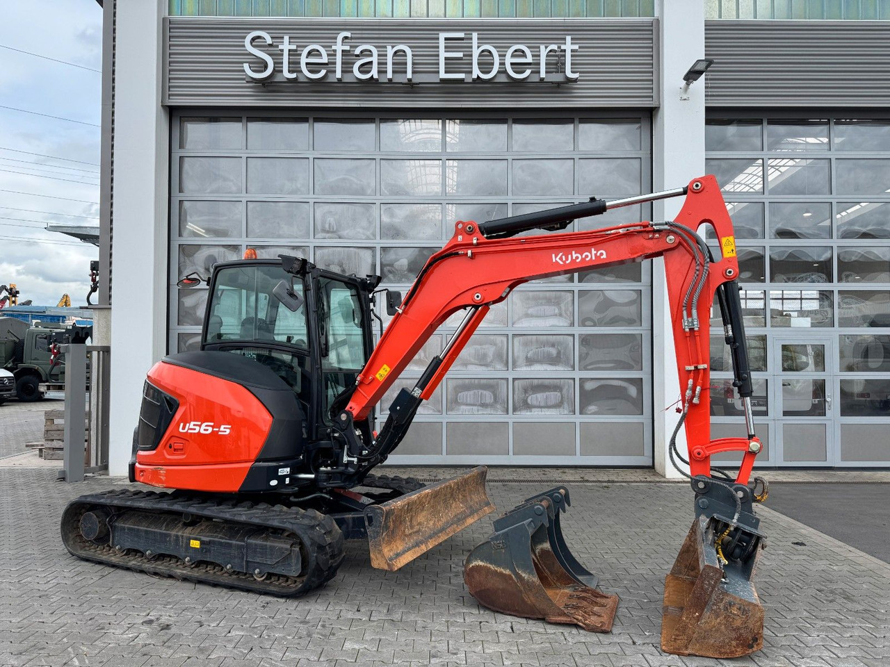 Kubota U56-5 / MS03 / nur 190h! / Löffelpaket - Mini pelle: photos 1 Kubota U56-5 / MS03 / nur 190h! / Löffelpaket - Mini pelle: photos 1