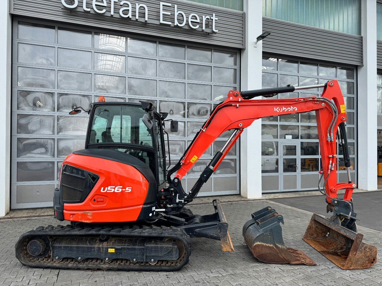 Kubota U56-5 / MS03 / nur 190h! / Löffelpaket - Mini pelle: photos 2 Kubota U56-5 / MS03 / nur 190h! / Löffelpaket - Mini pelle: photos 2