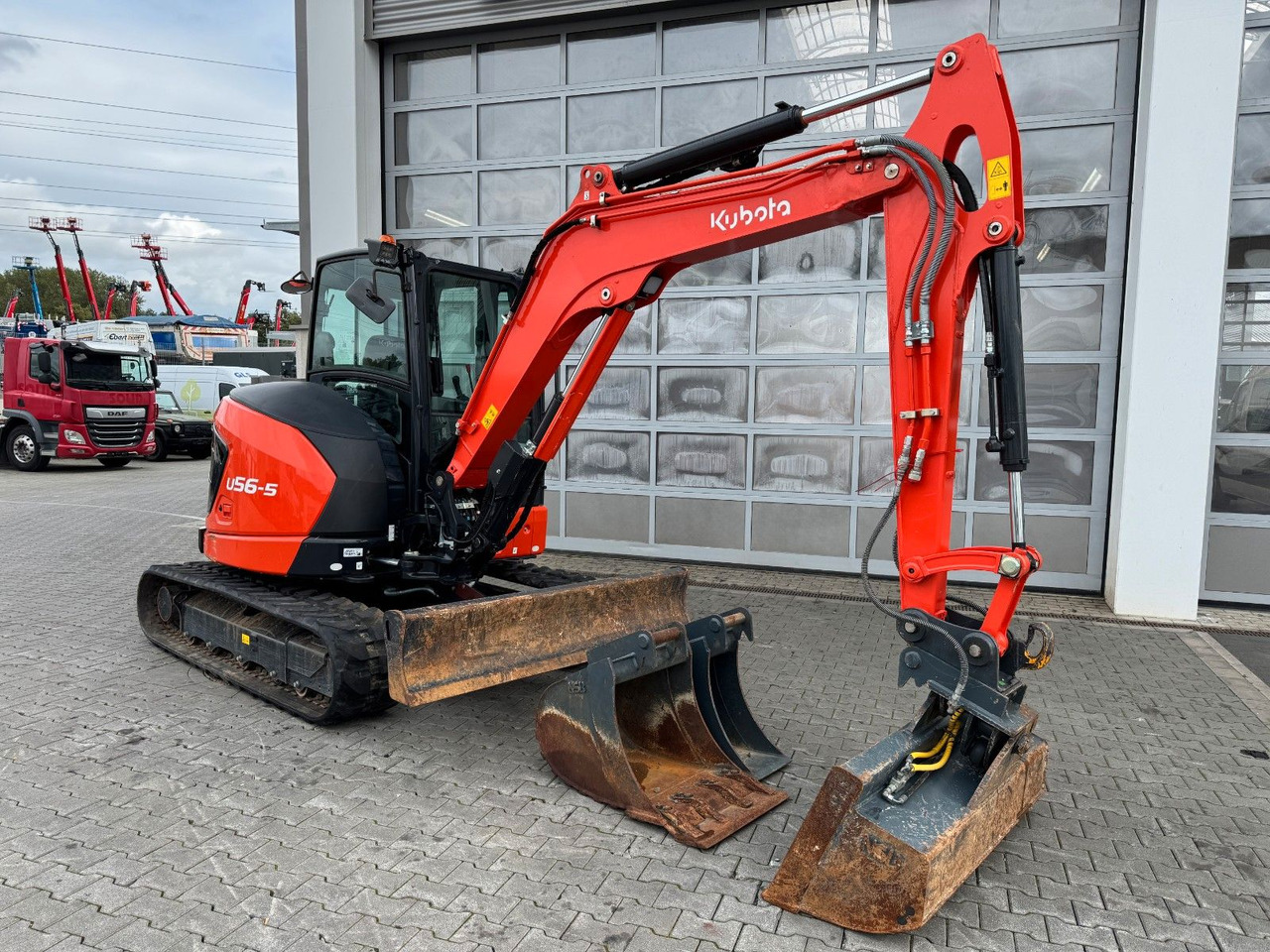 Kubota U56-5 / MS03 / nur 190h! / Löffelpaket - Mini pelle: photos 3 Kubota U56-5 / MS03 / nur 190h! / Löffelpaket - Mini pelle: photos 3