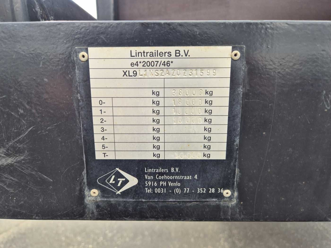 Semi-remorque surbaissé LinTrailers S2A 14 LSDN Teleskopierbar BPW-Achsen 57.000km: photos 15