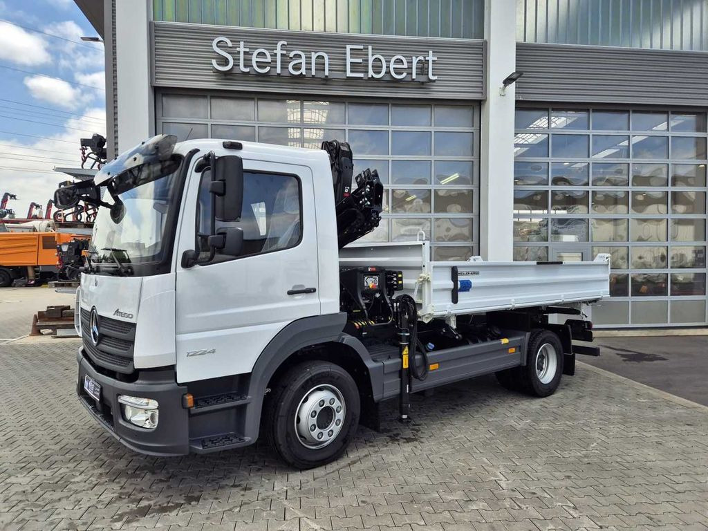 Mercedes-Benz Atego 1224 KK Kipper+Kran+Funk+Greifersteuerung - Camion benne, Camion grue: photos 2 Mercedes-Benz Atego 1224 KK Kipper+Kran+Funk+Greifersteuerung - Camion benne, Camion grue: photos 2