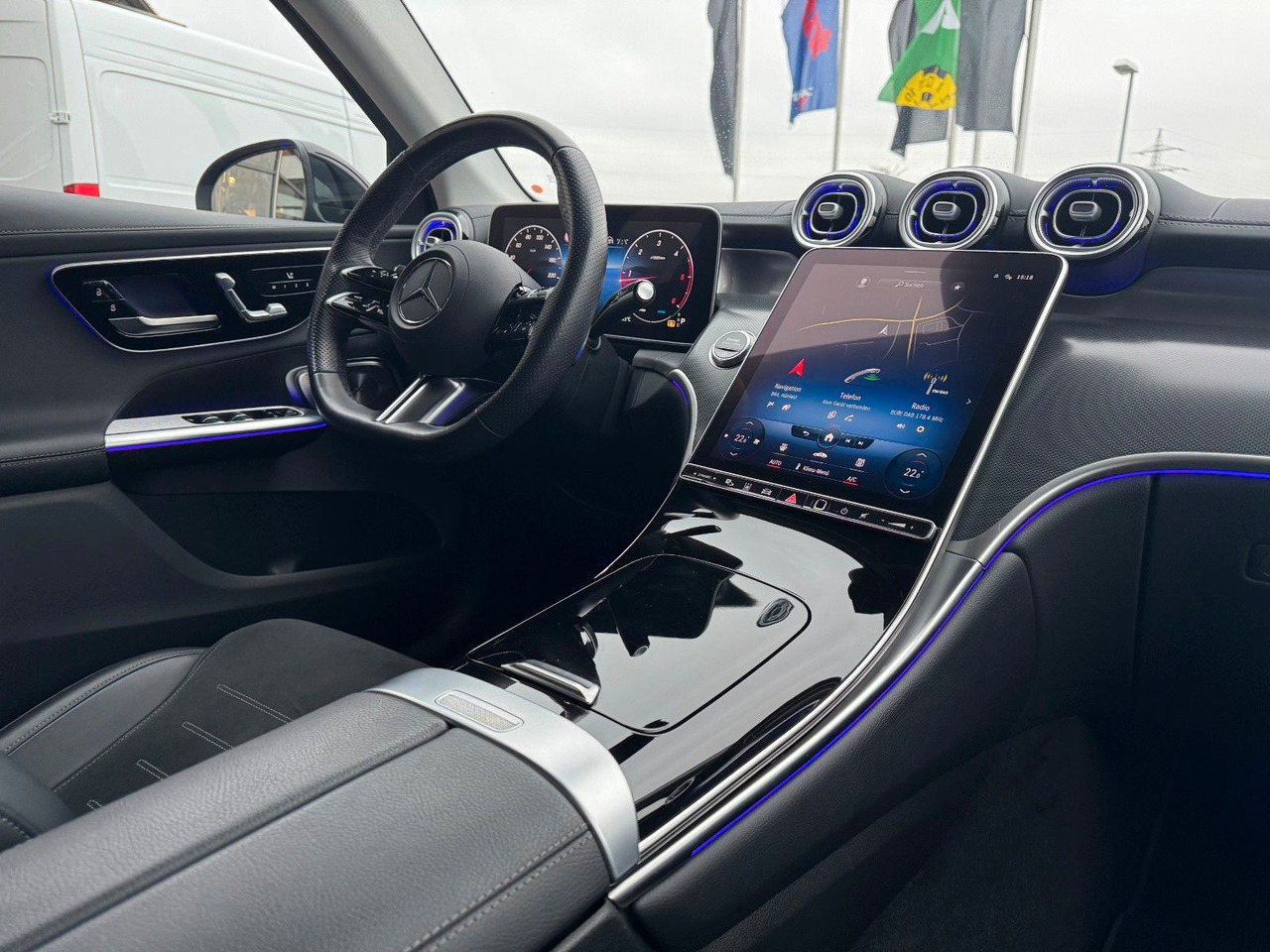 Mercedes-Benz GLC 220d 4M AMG+AHK+Burm+STH+360+Night en crédit-bail Mercedes-Benz GLC 220d 4M AMG+AHK+Burm+STH+360+Night: photos 17