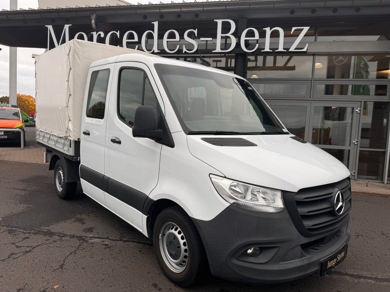 Mercedes-Benz Sprinter 215 CDI DoKa 9G Klima AHK SHZ - Utilitaire plateau, Utilitaire double cabine: photos 1 Mercedes-Benz Sprinter 215 CDI DoKa 9G Klima AHK SHZ - Utilitaire plateau, Utilitaire double cabine: photos 1