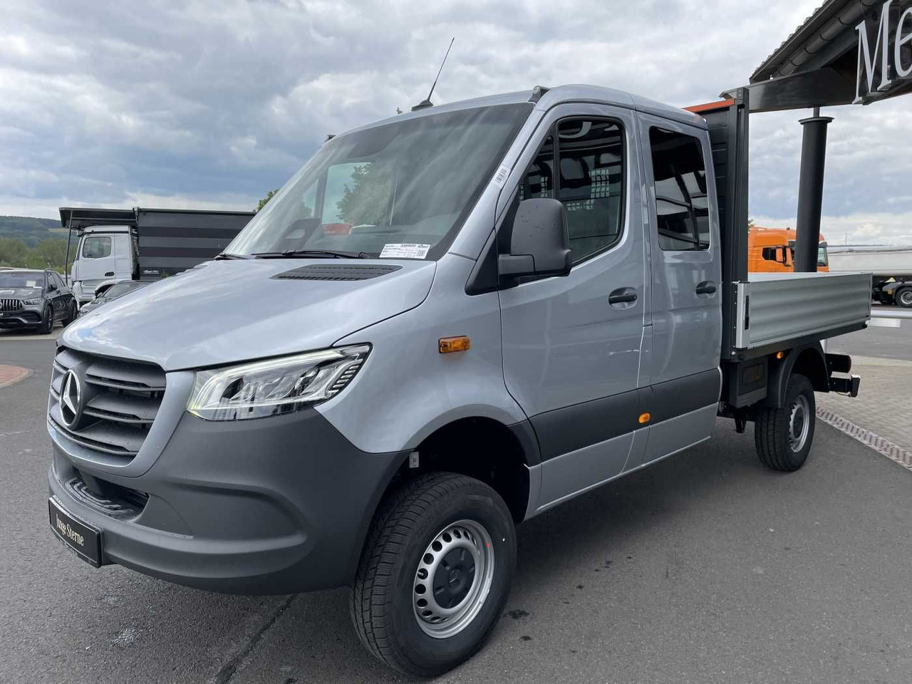 Mercedes-Benz Sprinter 319 CDI 4x4 DoKa Klima Stdheiz AHK LED - Utilitaire plateau: photos 3 Mercedes-Benz Sprinter 319 CDI 4x4 DoKa Klima Stdheiz AHK LED - Utilitaire plateau: photos 3