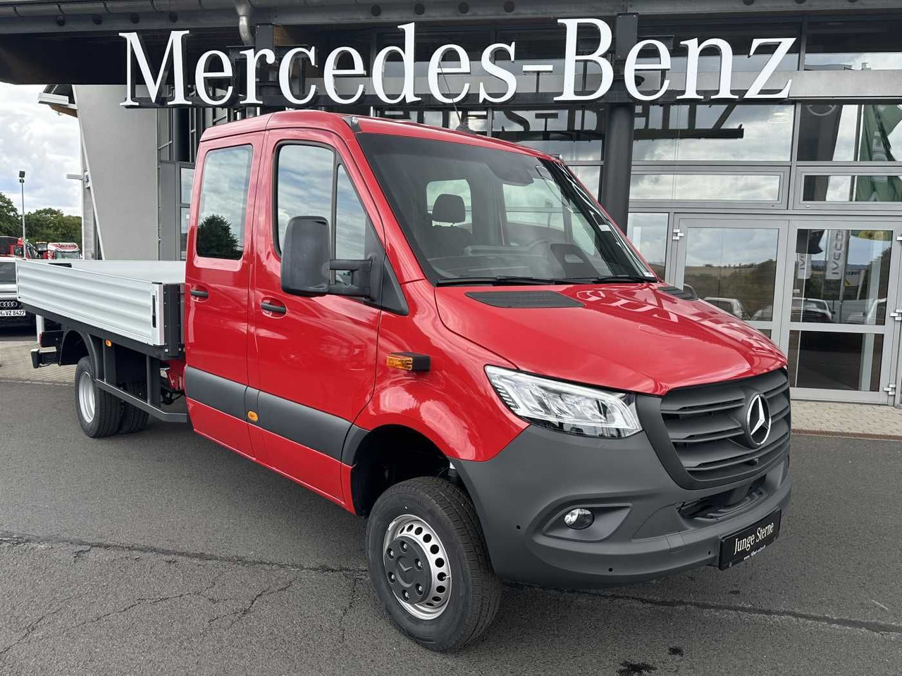 Mercedes-Benz Sprinter 519 CDI 4x4 4325 DoKa AHK Klima Kamera - Utilitaire rideaux coulissants (PLSC), Utilitaire double cabine: photos 1 Mercedes-Benz Sprinter 519 CDI 4x4 4325 DoKa AHK Klima Kamera - Utilitaire rideaux coulissants (PLSC), Utilitaire double cabine: photos 1