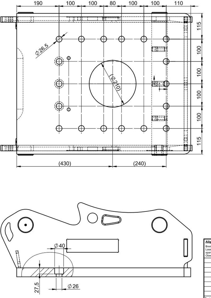 Attache rapide OilQuick OQ70/55 Adapterplatte für Westtech NEU: photos 11 Attache rapide OilQuick OQ70/55 Adapterplatte für Westtech NEU: photos 11