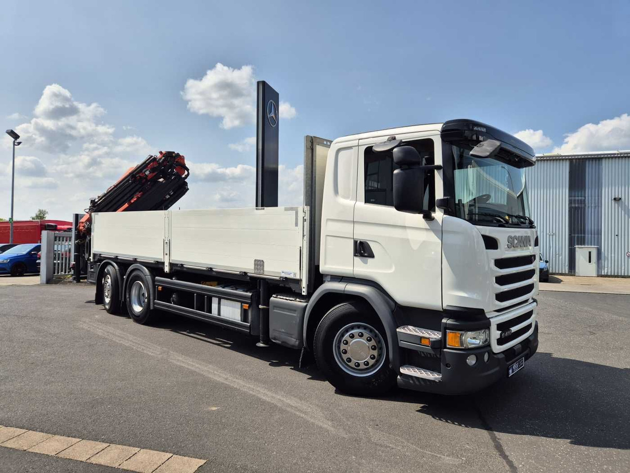 Scania G410 LB6x2*4HNB Palfinger PK 34002-SH E+JIB - Camion plateau, Camion grue: photos 3 Scania G410 LB6x2*4HNB Palfinger PK 34002-SH E+JIB - Camion plateau, Camion grue: photos 3